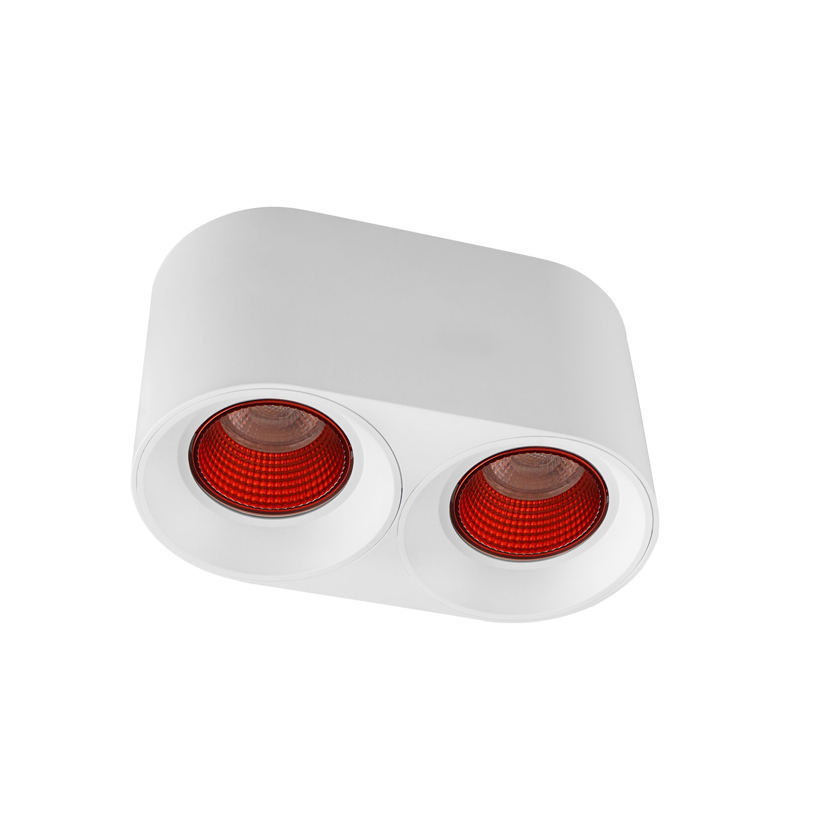 Светильник накладной GU5.3 LED белый/красный пластик Denkirs DK3096-WH+RD DK3096-WH+RD