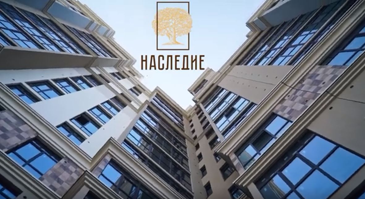 Постер видеоотчёта о реализованном проекте архитектурного освещения