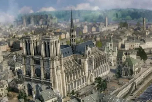 Notre-Dame de Paris virtual reconstruction