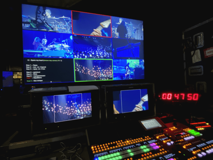 процесс видео монтажа 