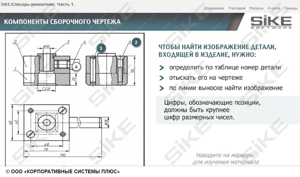 Слесарь-ремонтник​: техническая механика — Электронный учебный курс SIKE