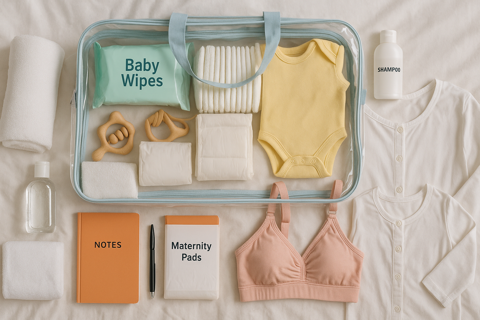 Що покласти в прозору сумку до пологового: повний список необхідного