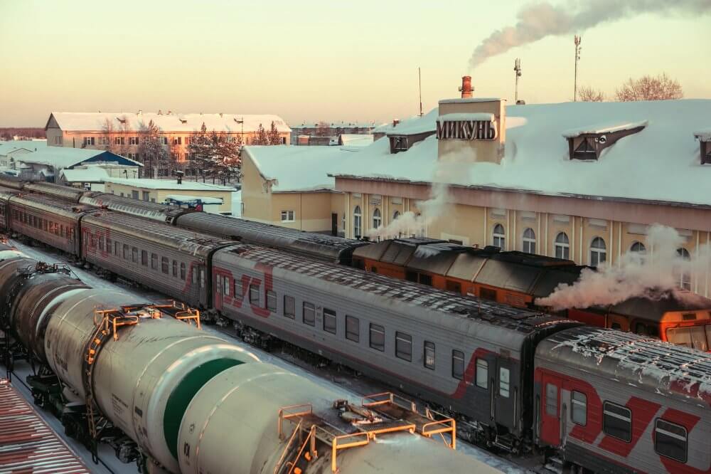 ЖД станция Микунь