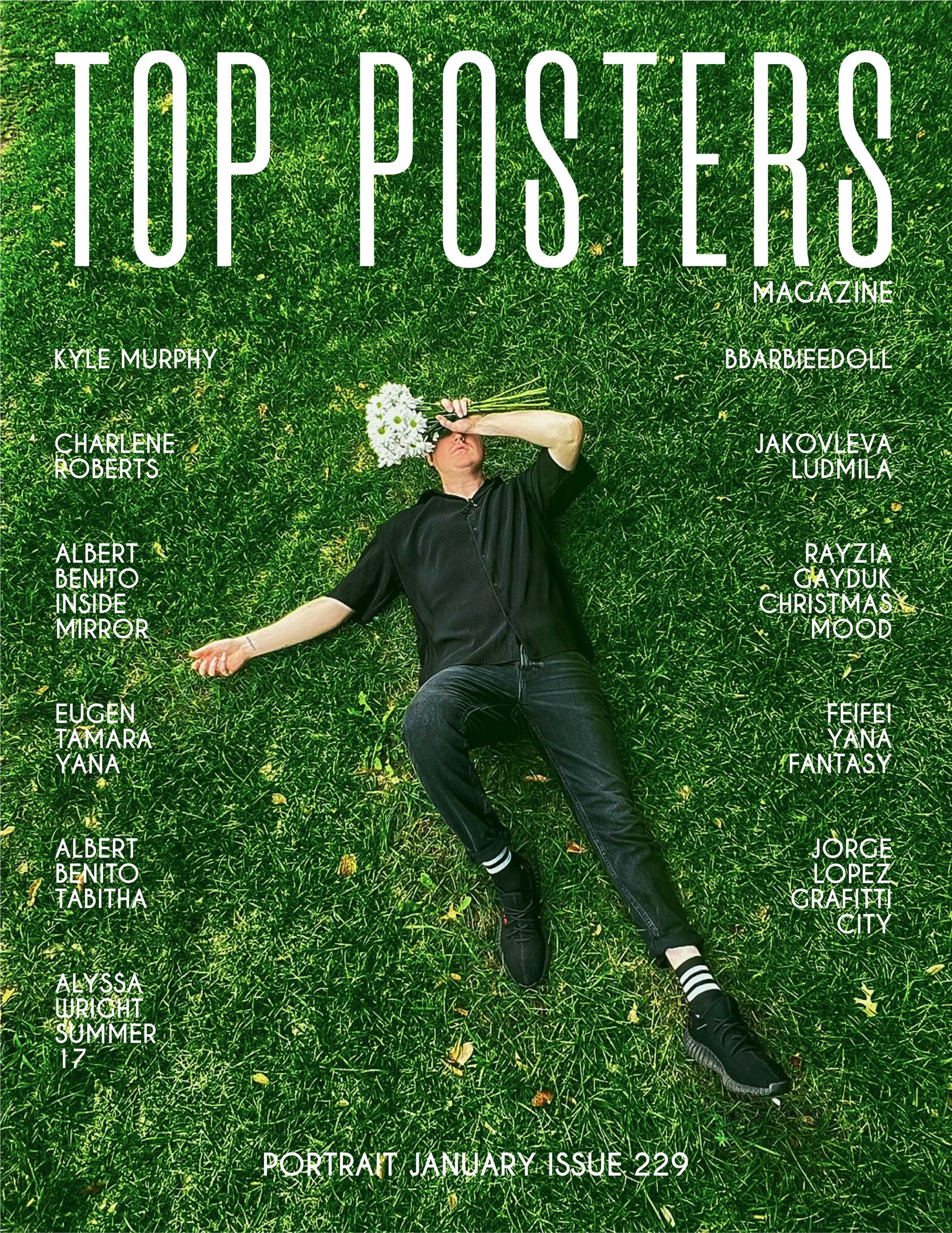 BE RANKED IN TOP POSTERS MAGAZINE