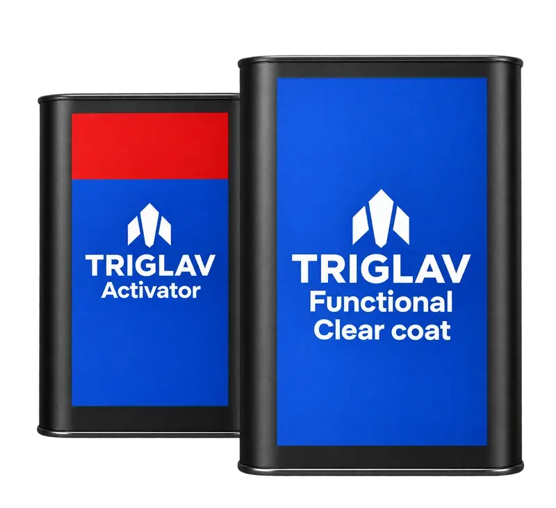 Функциональный лак TRIGLAV Гибрид — концептуальная визуализация упаковки по этикетке