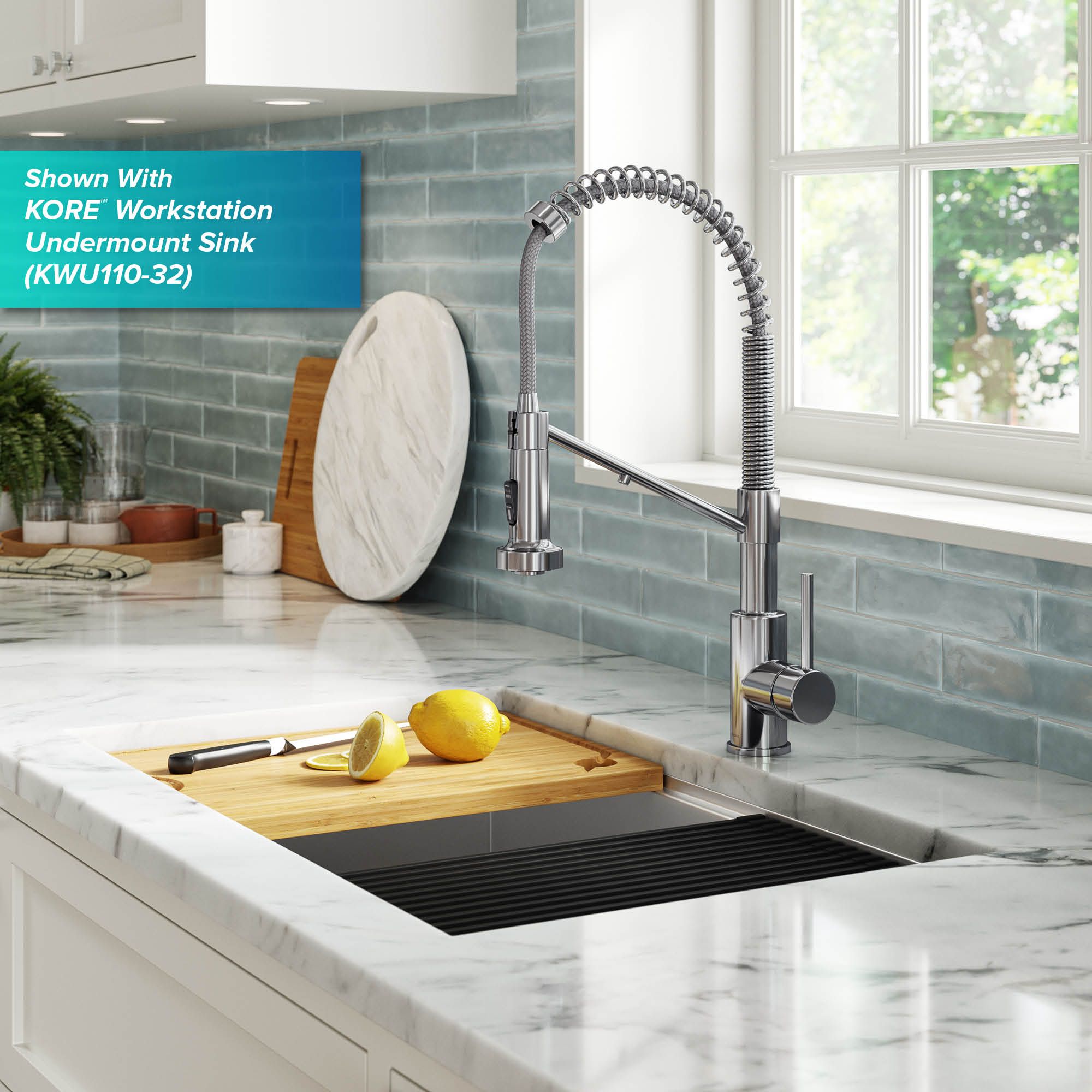 Кухонний змішувач Kraus KFF-1610CH - изображение 17