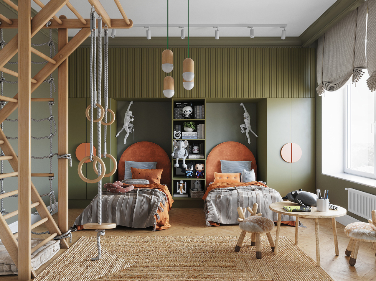 Дизайн интерьера детской 12 кв. м. — примеры оформления и идеи стильного дизайна (145 фото)
