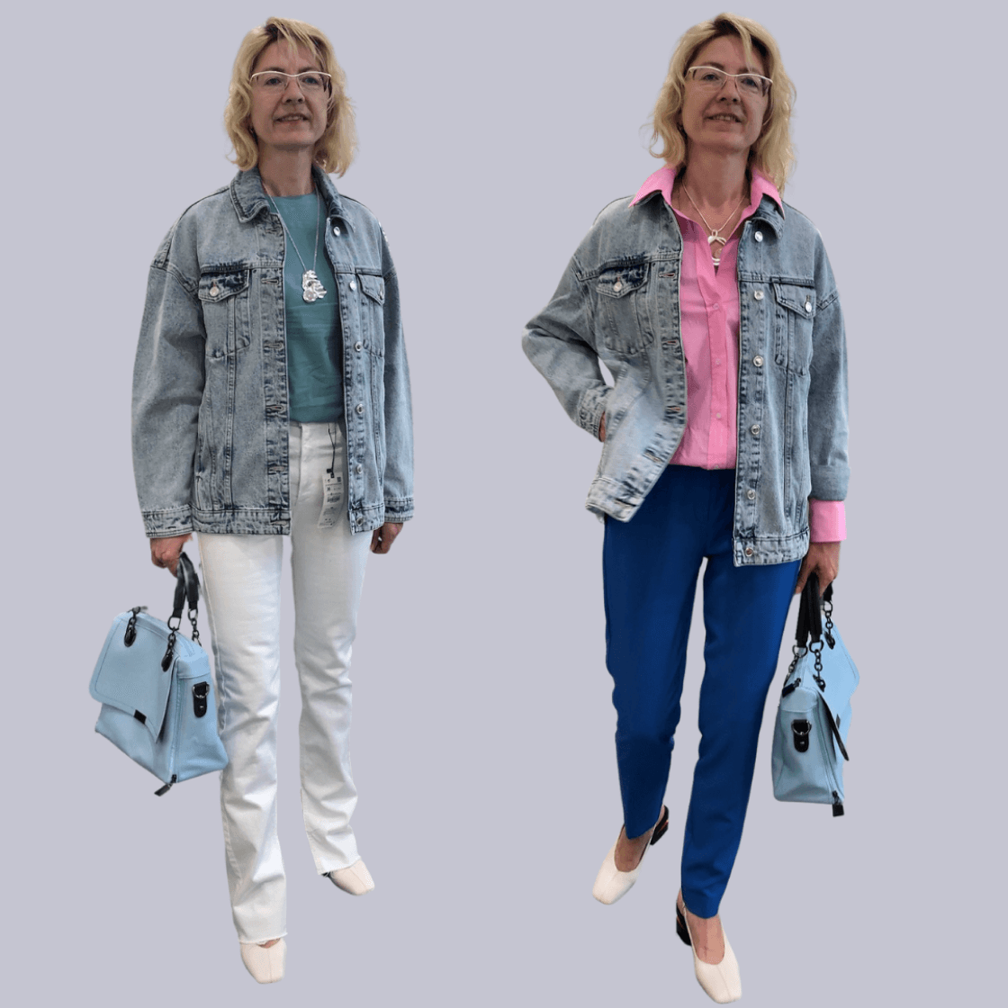 Модная женщина в повседневной одежде