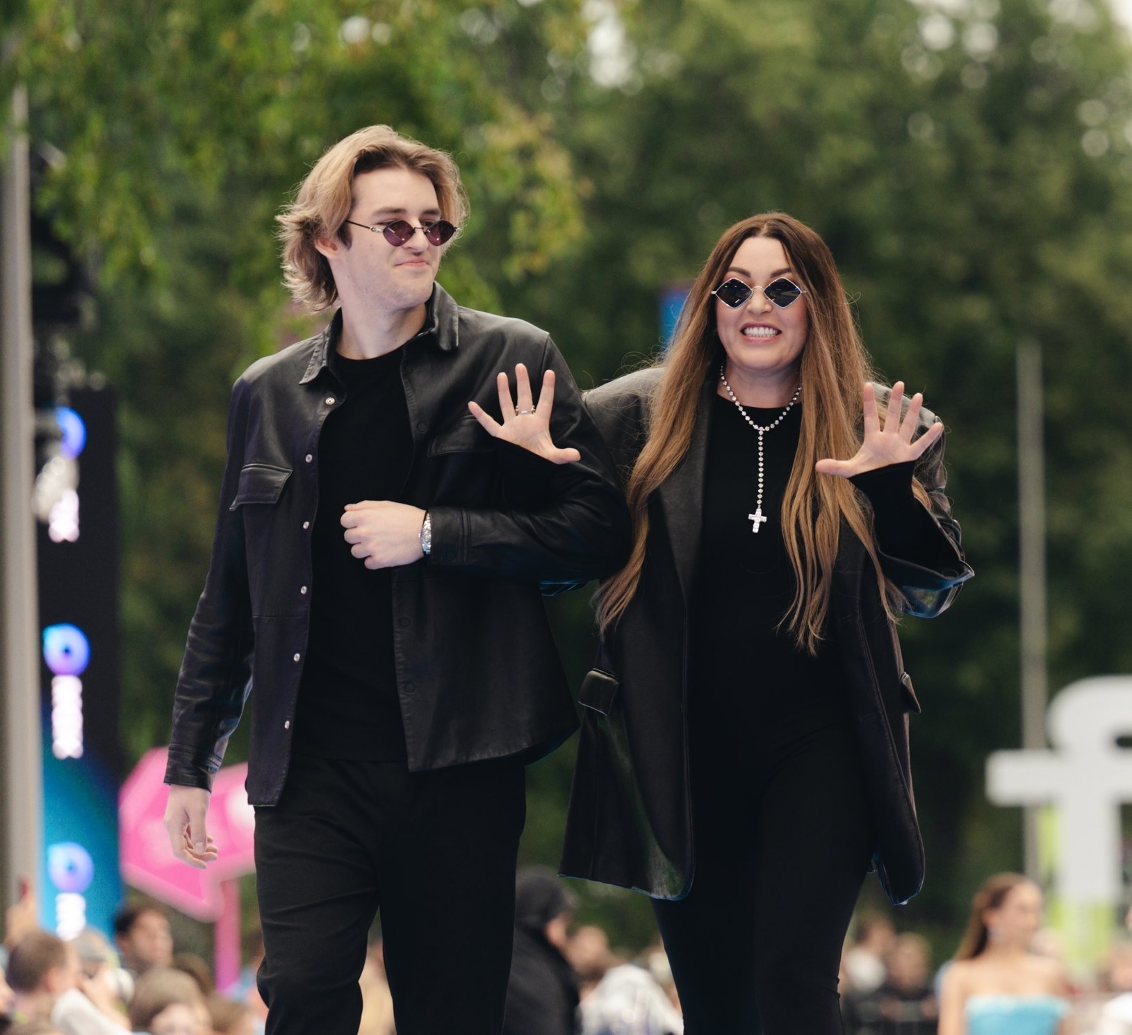 Ирина Дубцова с сыном Артёмом на VK FEST 2025 в Москве