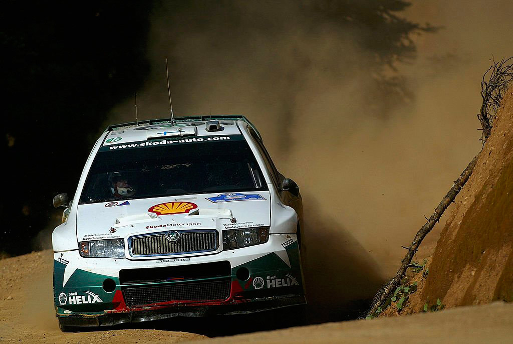 Тони Гардемайстер и Пааво Лукандер, Skoda Fabia WRC (3S3 1946), ралли Акрополь 2004