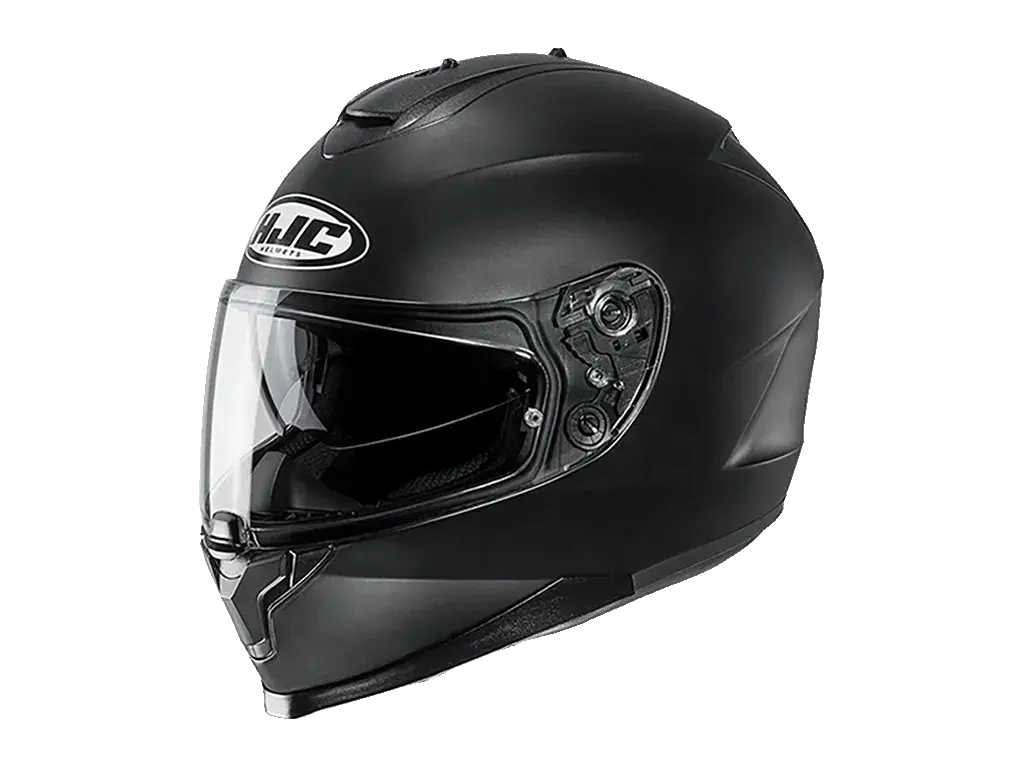 Мотошлем-интеграл HJC C70N SEMI FLAT BLACK, матовый чёрный — в наличии в Санкт-Петербурге