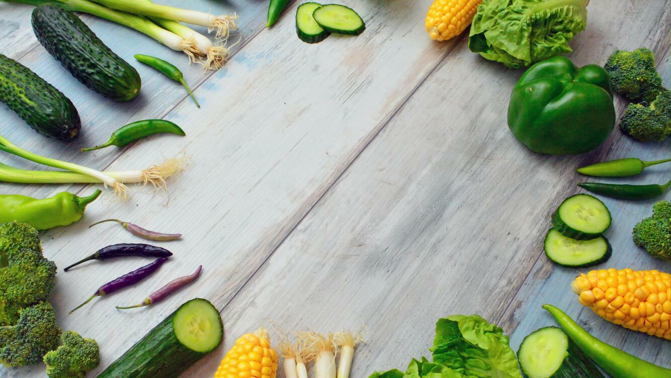 зеленые овощи