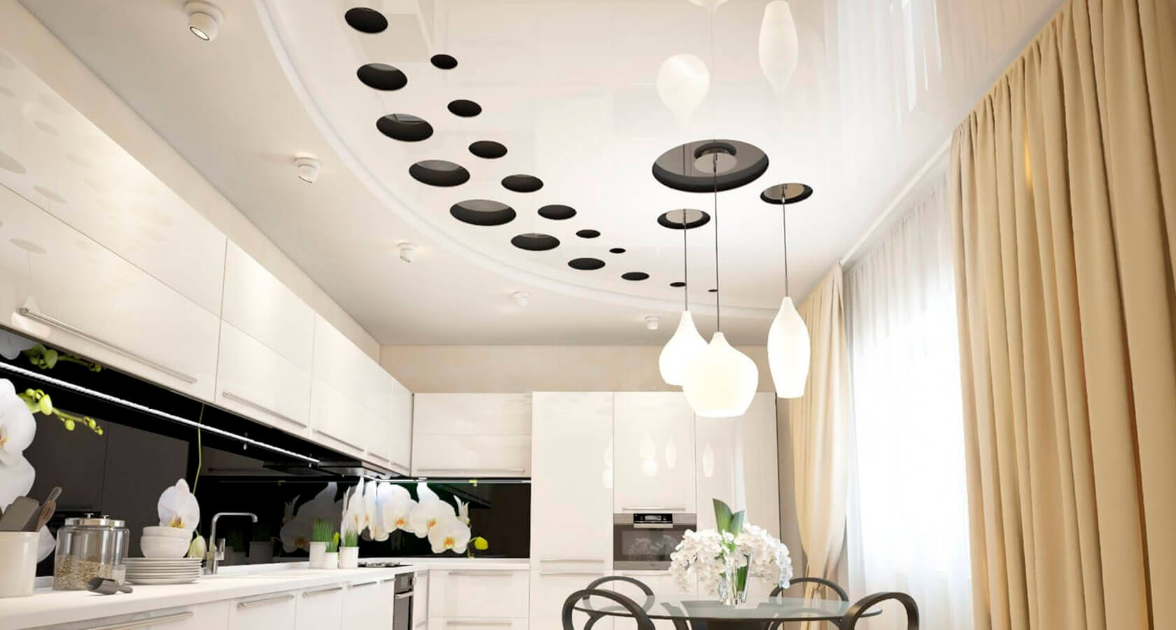 Перфорированные (резные) натяжные потолки в Красноярске — цена | Абрикос