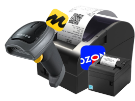 Кассовое оборудование для интернет маркетплейс, смарт терминалы, фискальные регистраторы, сканер штрих-кодов, чековые принтеры, установка фискального накопителя 