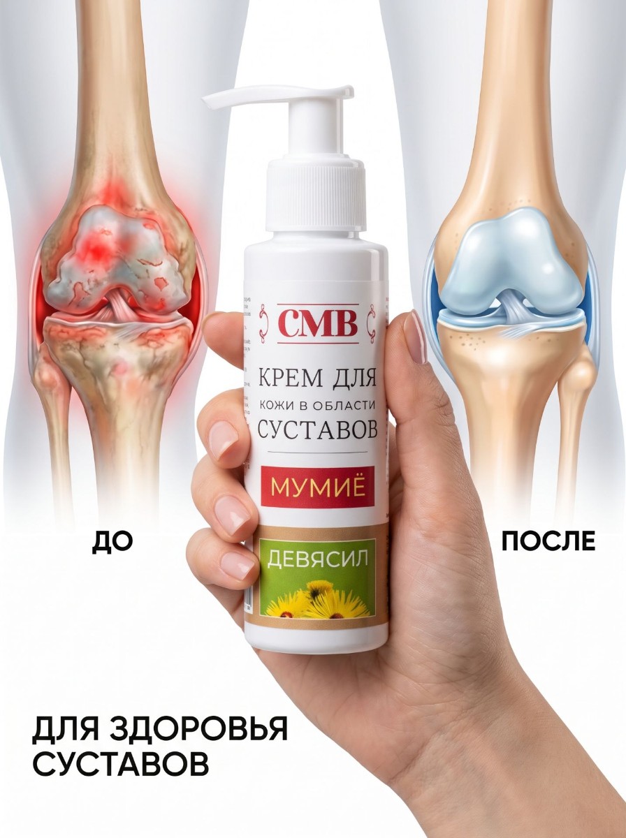 Крем для суставов с мумиё и девясилом