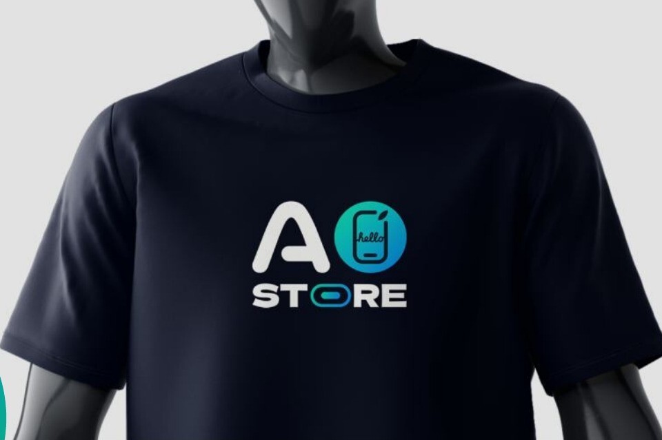 Футболка с логотипом AStore