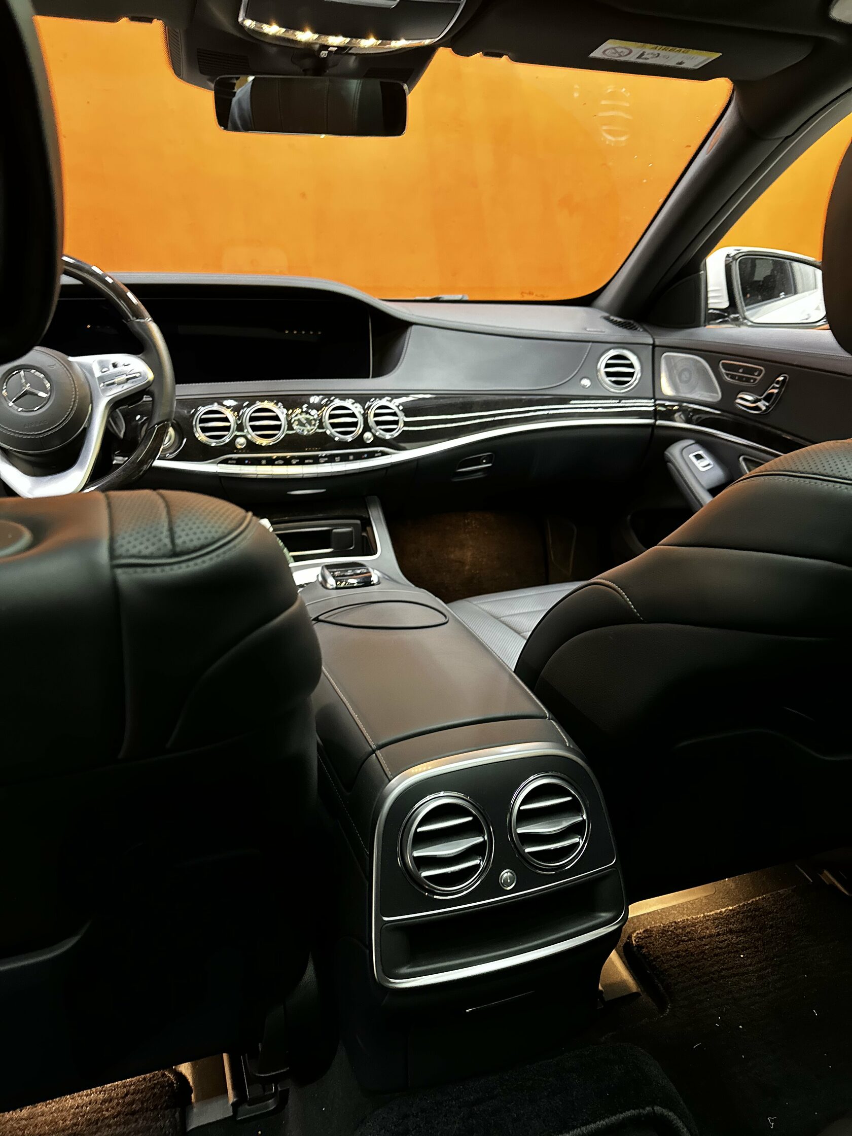 Портфолио Rumers. Тюнинг салона Mercedes S class W222.