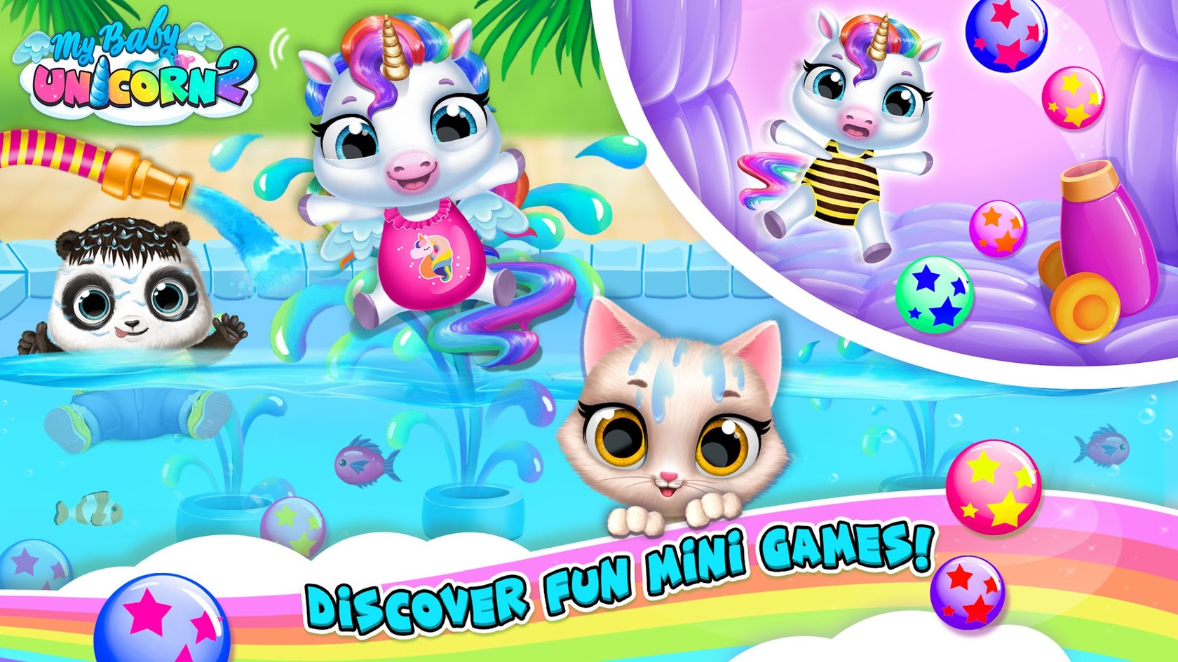 Game preview for My Baby Unicorn 2