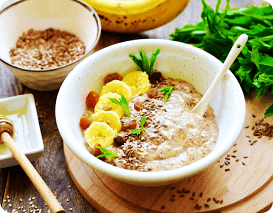 блюдо из льна