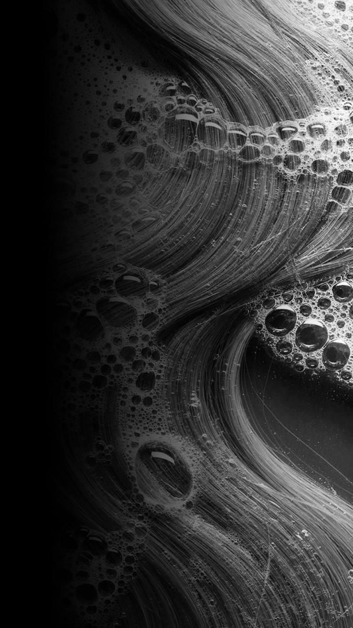 волосы в пене