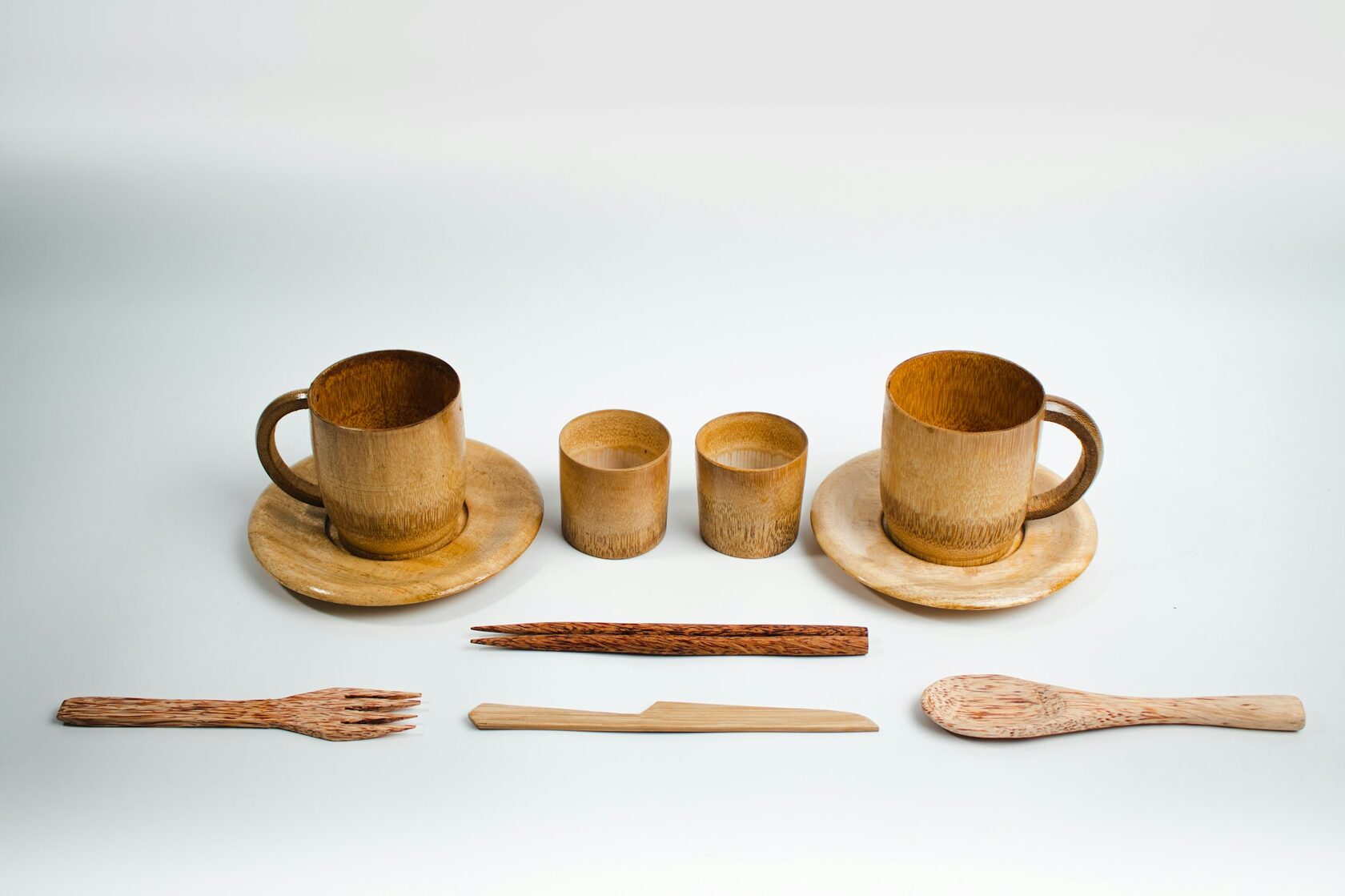 Cedar wooden camping mug