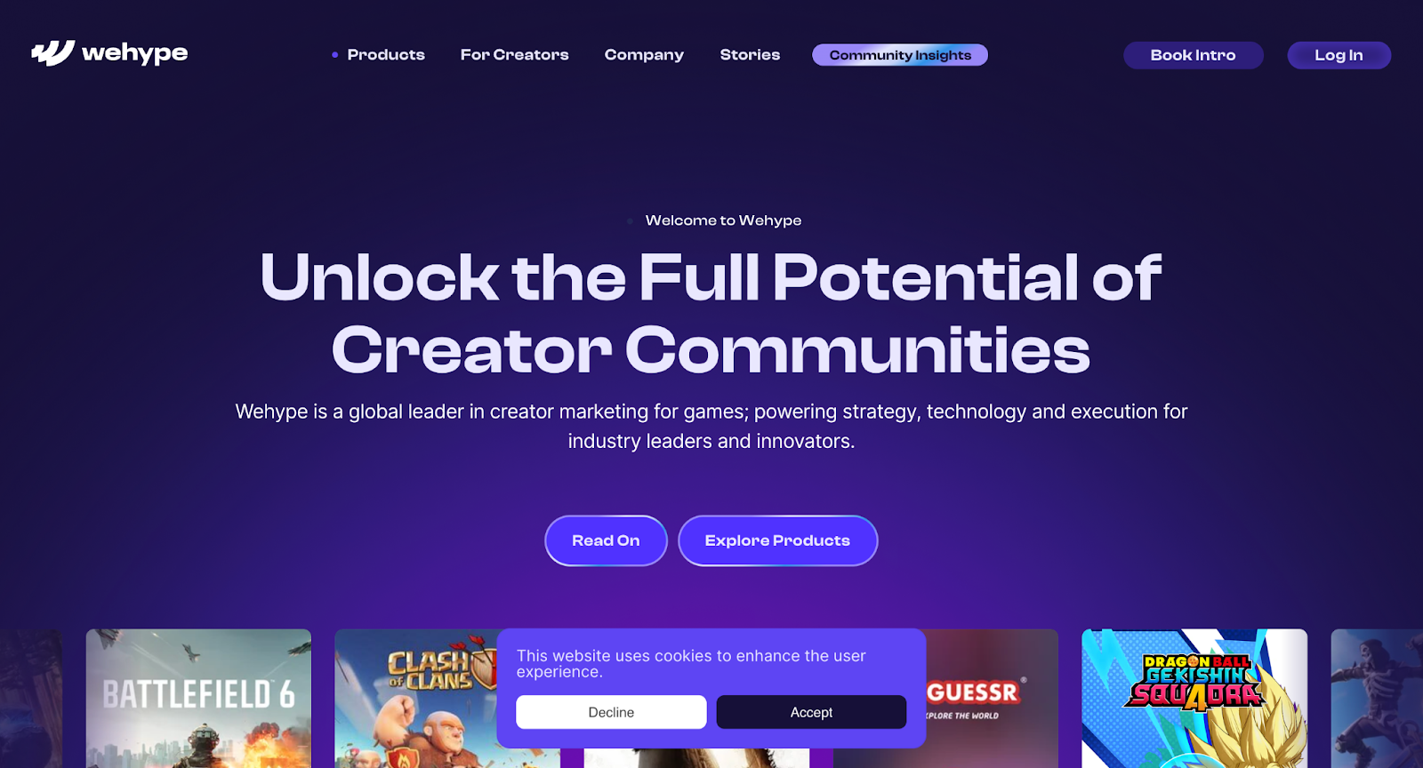 twitch creators on wehype