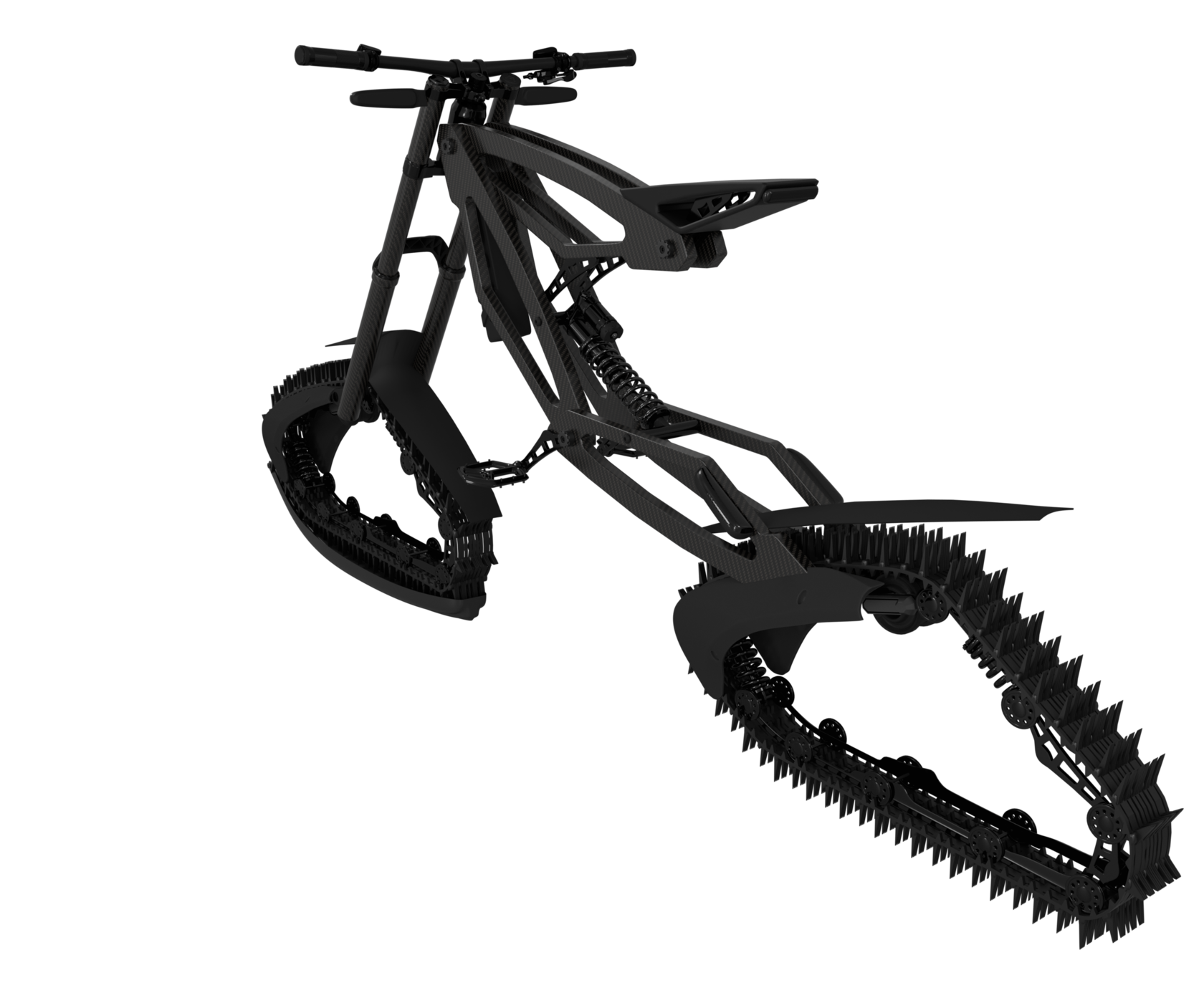 Мотовездеход зимняя комплектация сзади