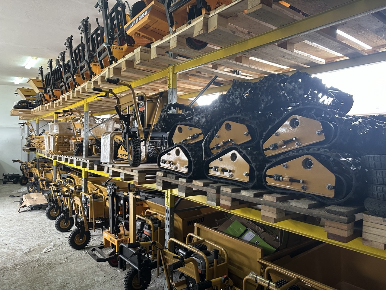 Склад мототележек