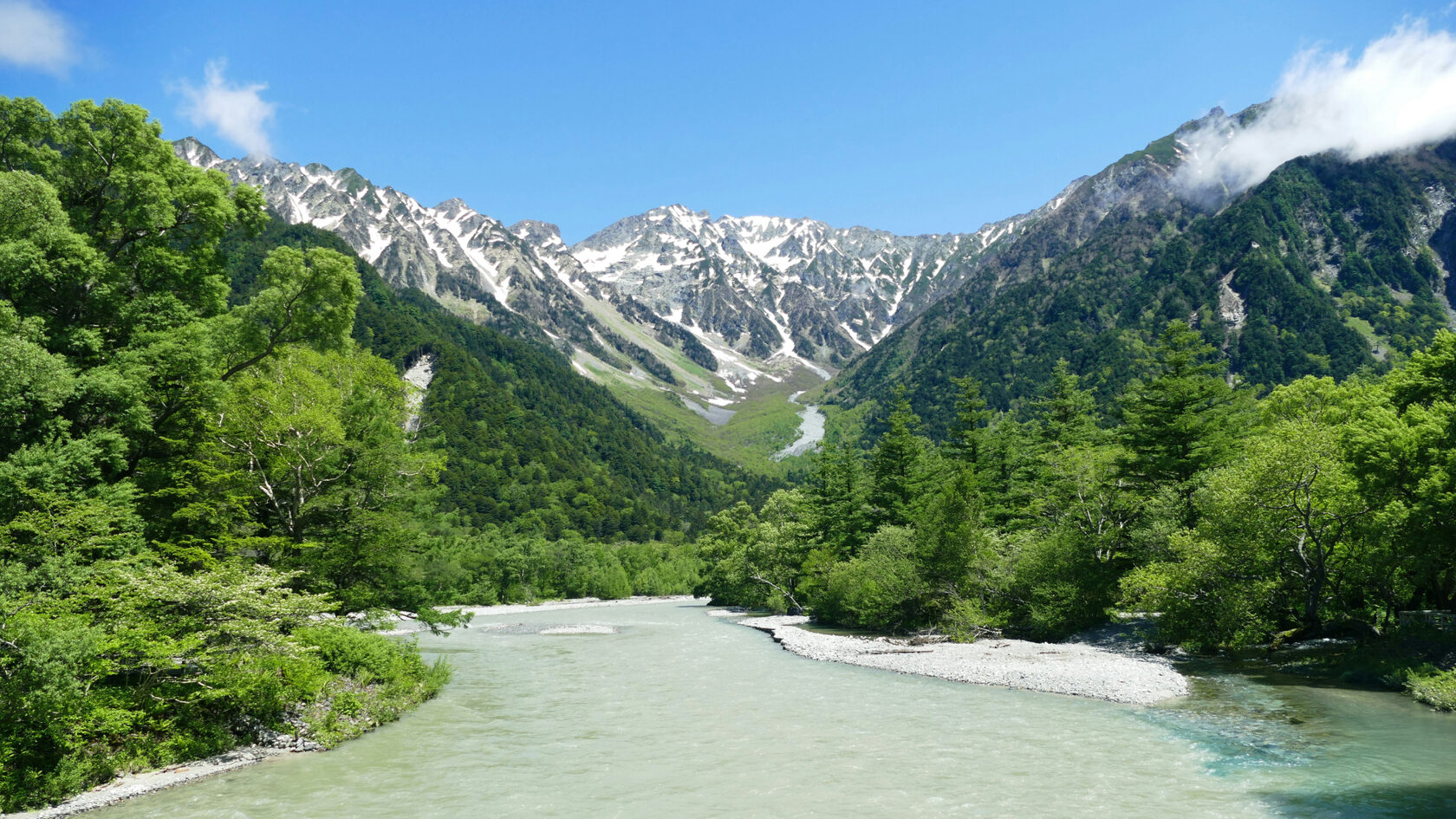 Японские Альпы — горный регион Японии, альпийские пейзажи