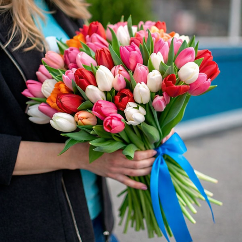 Отгрузка тюльпанов