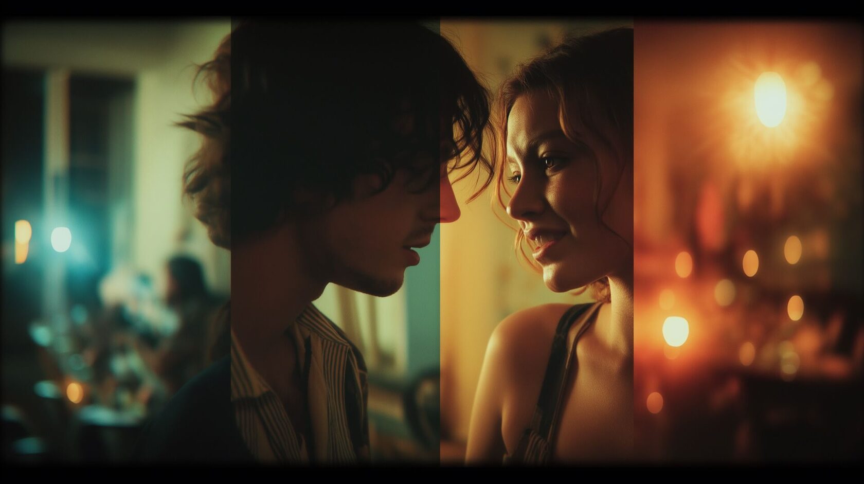 Коллаж: знакомство Андрея и Елены на дискотеке 90-х