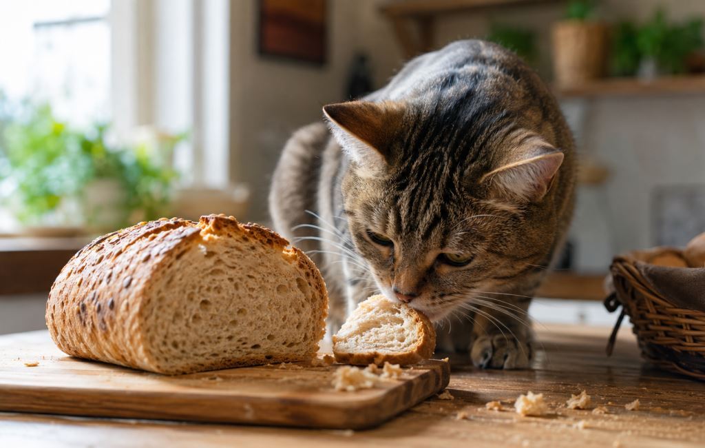 Можно ли кошкам есть хлеб