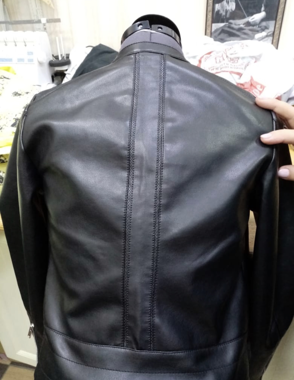 Куртка после