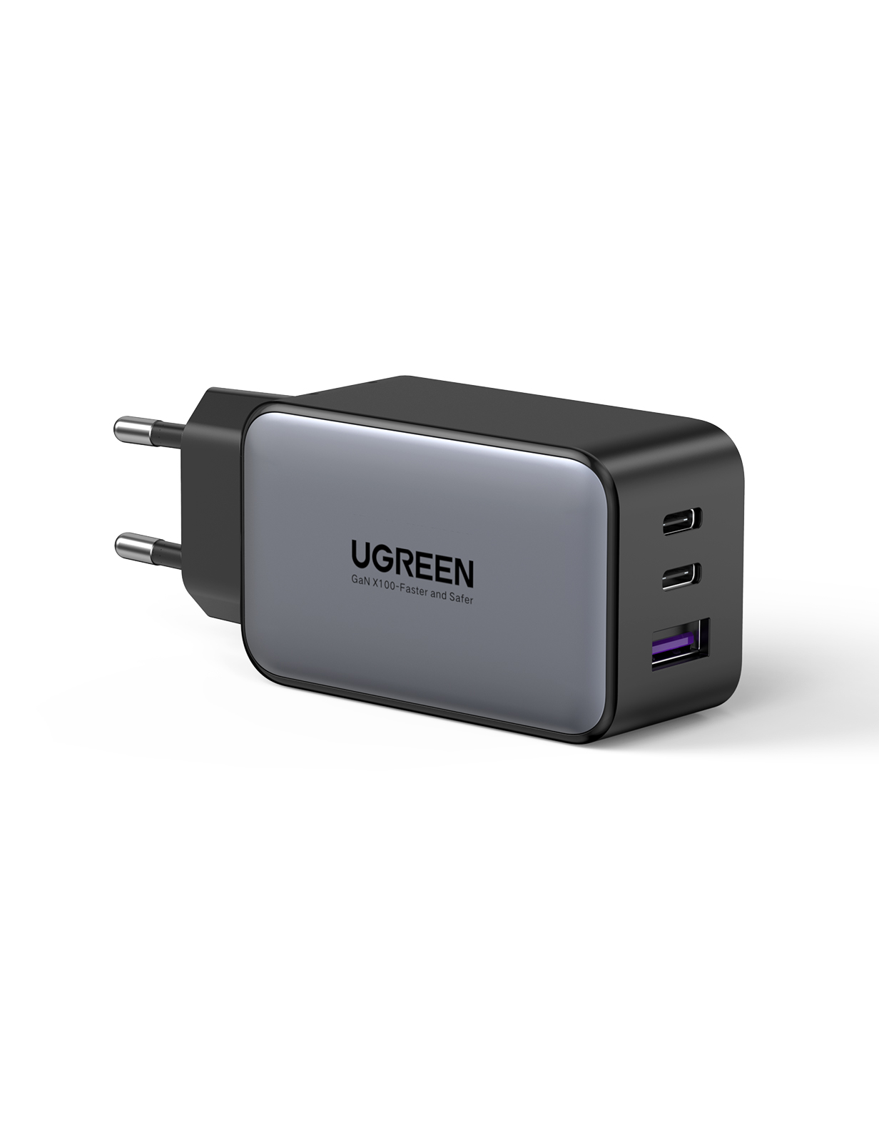 Сетевое зарядное устройство Ugreen USB A +2 USB C 65 W GAN Tech Fast  Charger (10335)