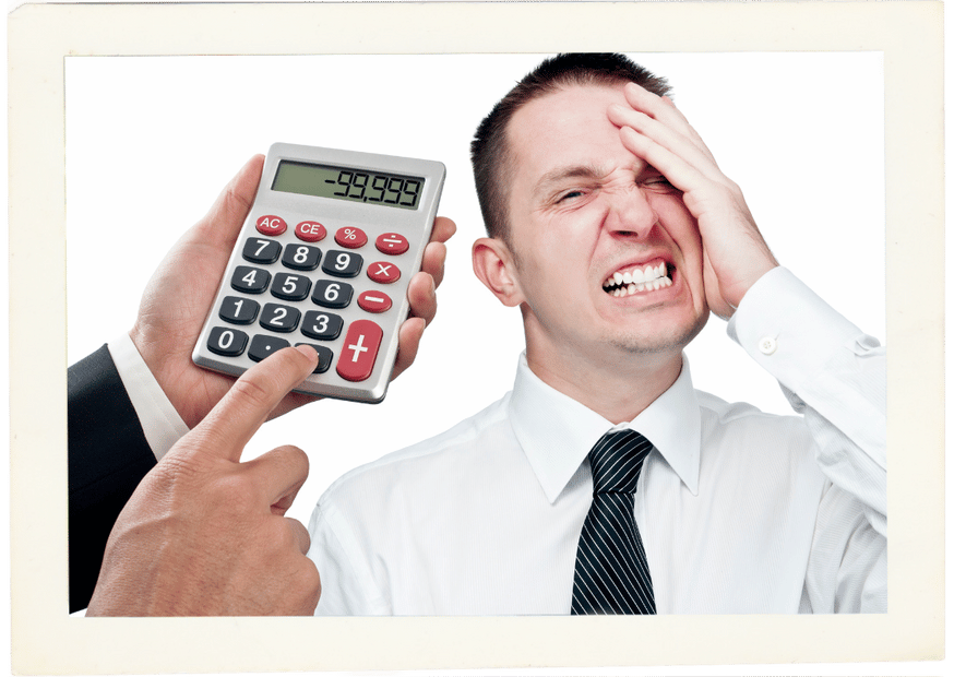 be in debt