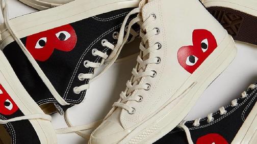 Converse cdg on sale pas cher