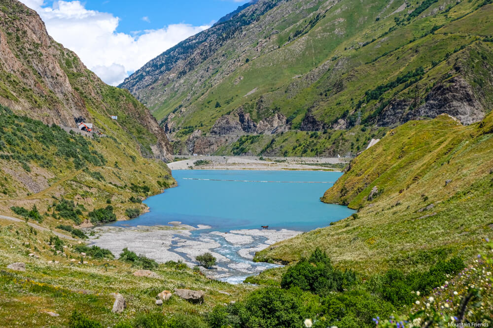 Зарамагское водохранилище северная осетия фото