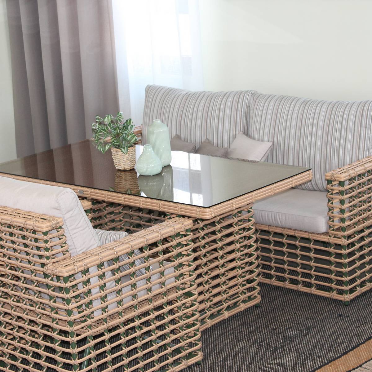 Комплект мебели Династия от Malacca из искусственного ротанга