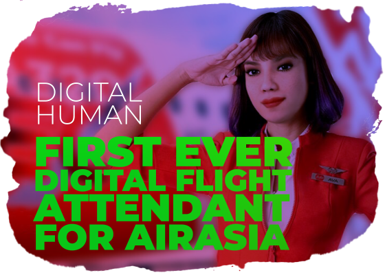 First ever digital flight attendant for Airasia &amp;amp;amp;quot;AVA&amp;amp;amp;quot;