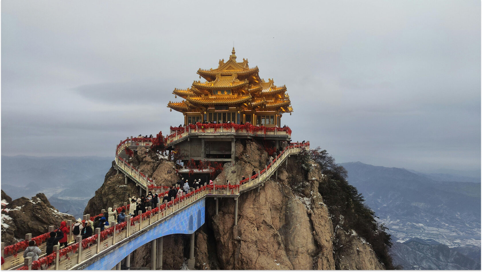 Гора Тайшань. Провинция Шаньдун. Китай.