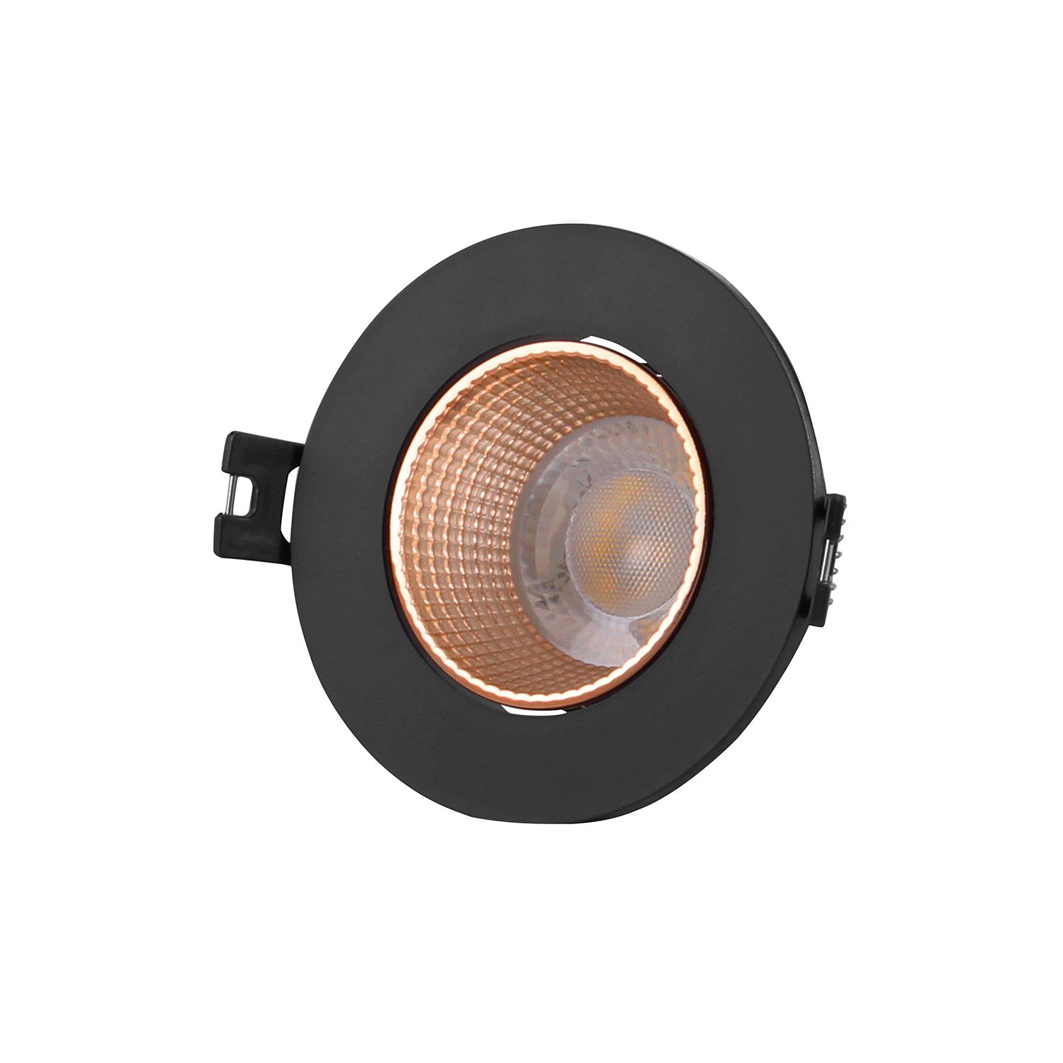 Встраиваемый светильник GU5.3 LED черный/бронзовый пластик Denkirs DK3061-BBR DK3061-BBR