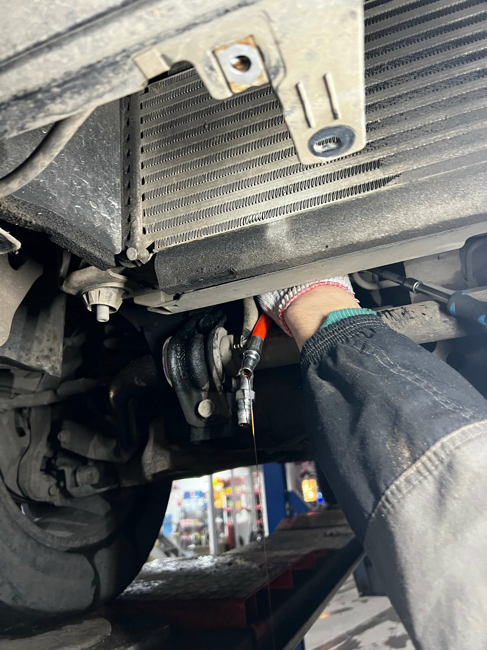 Подключение к патрубкам охлаждения АКПП