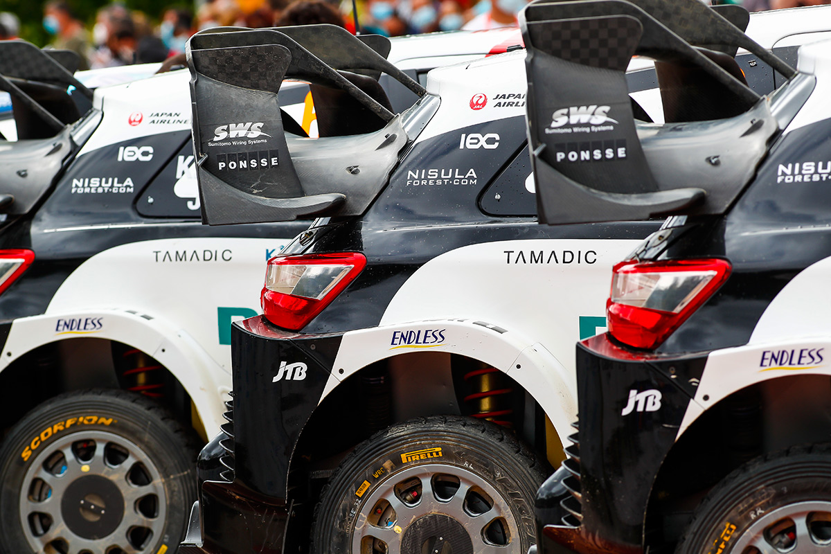 Автомобили Toyota Yaris WRC, ралли Португалия 2021