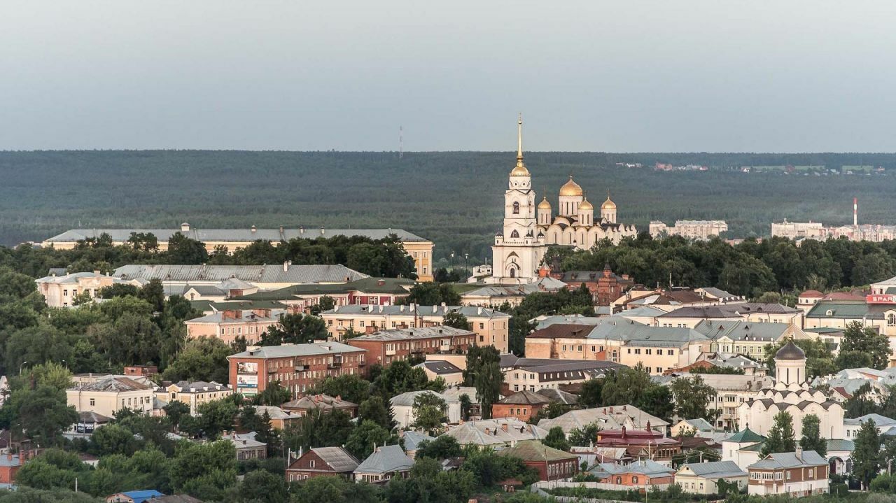 Успенский собор во Владимире панорама