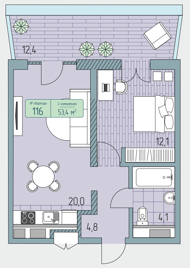 Морелло выбор апартаментов