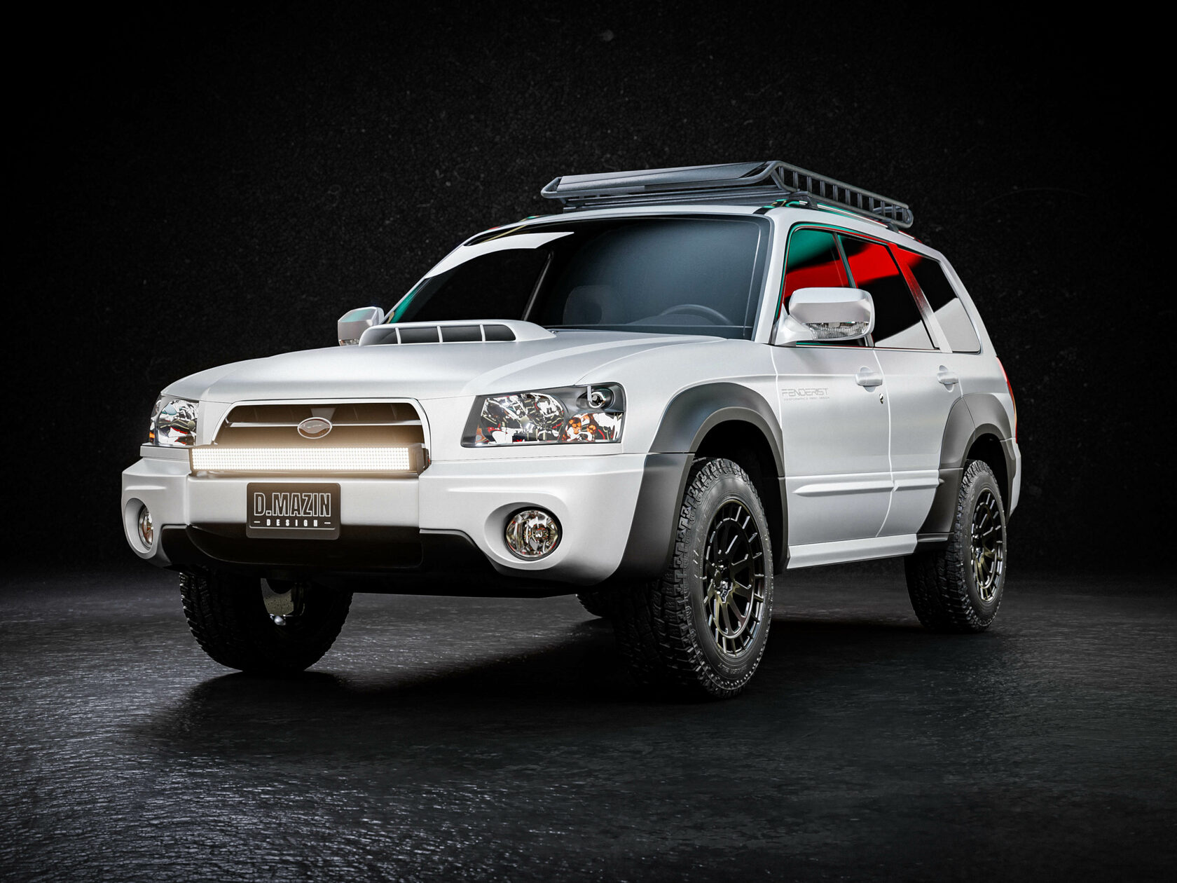 Fender Flares 30mm Set / Wide Body Kit SUBARU FORESTER SG5 0205 ACTIVE