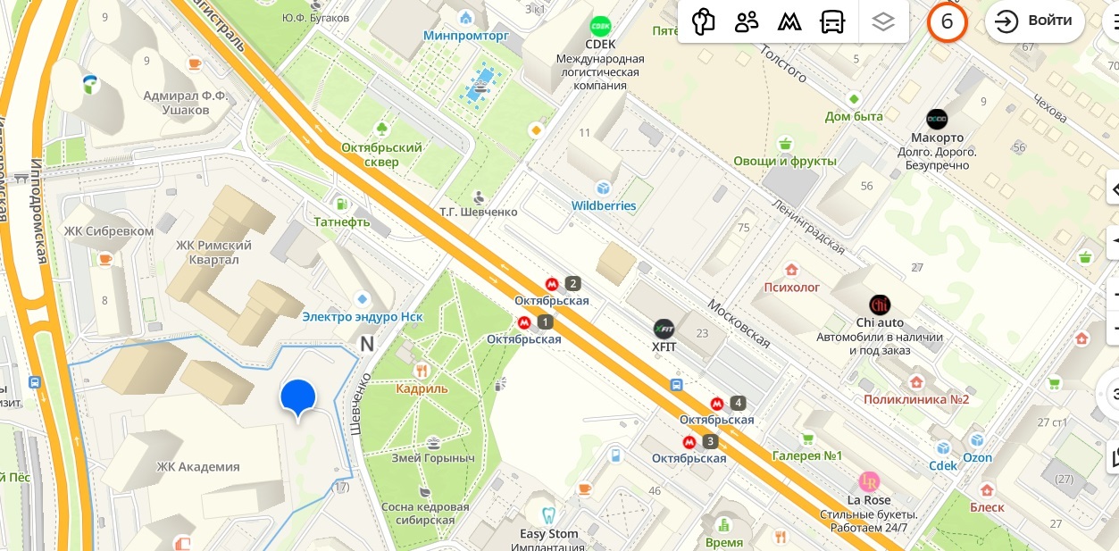 жк платина новосибирск расположение шевченко