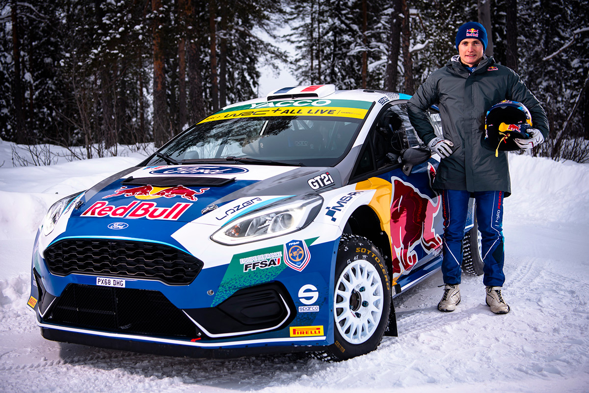 Адриен Фурмо, Ford Fiesta Rally2, тесты в Рованиеми