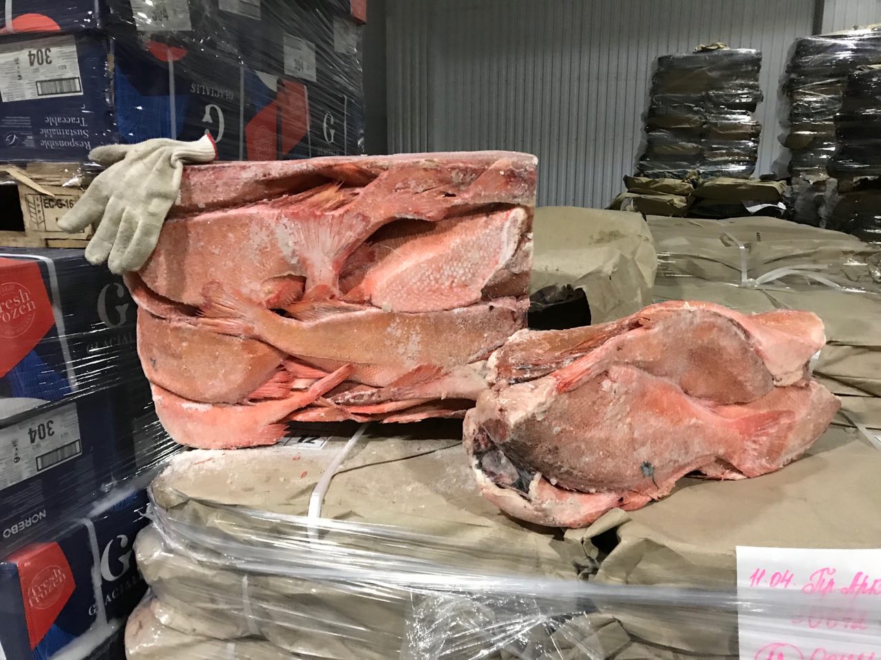 окунь свежемороженый мелкий 100-300