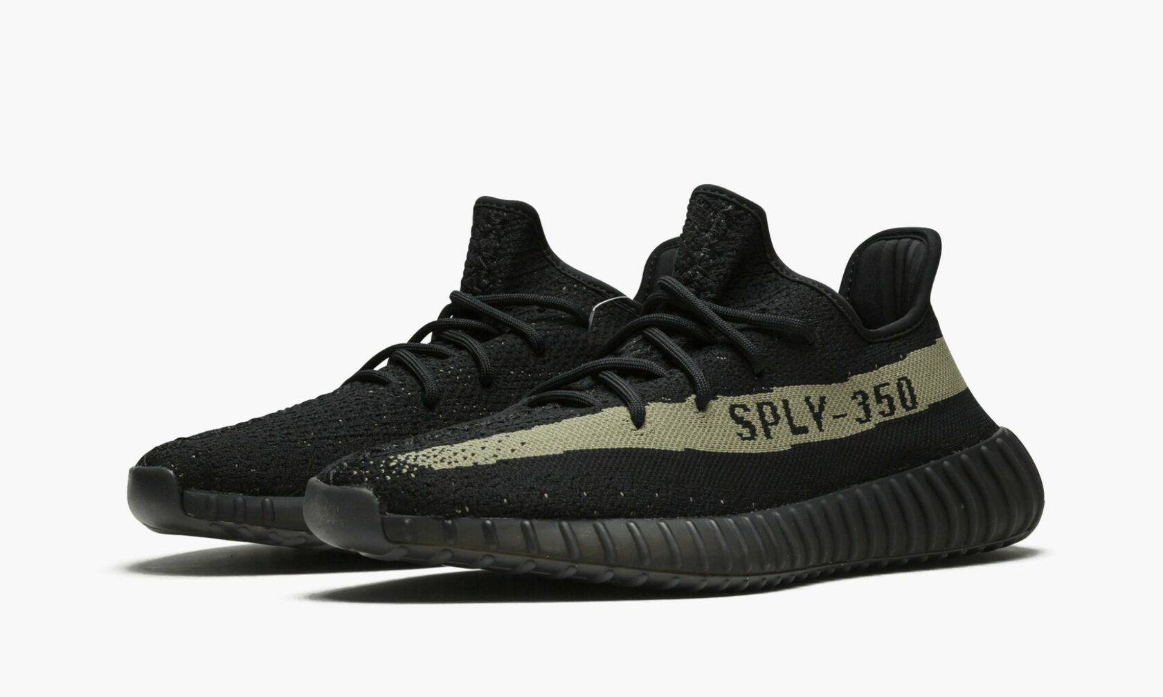 yeezy 350 black and green